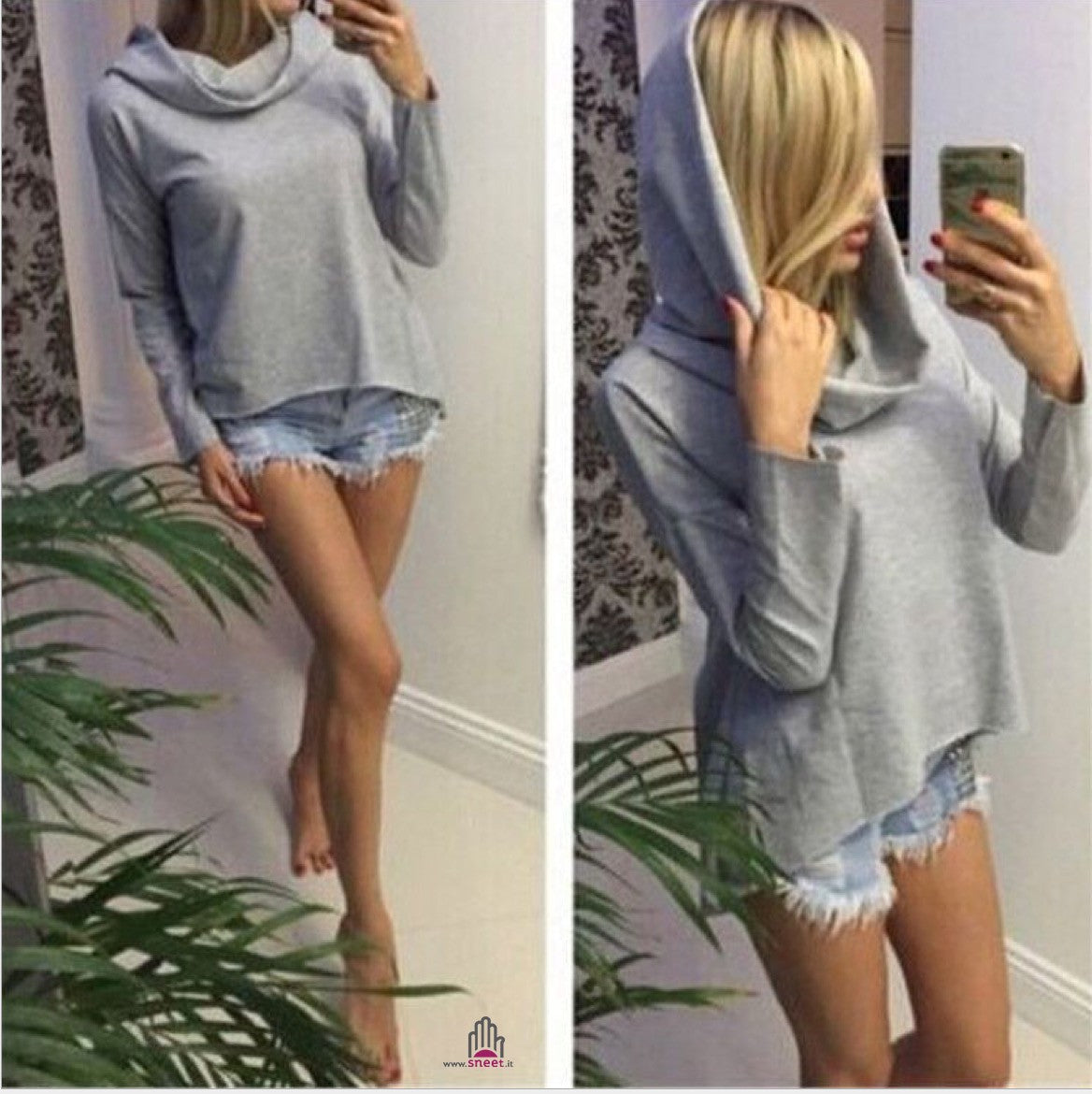 Maglia cappuccio Gressy