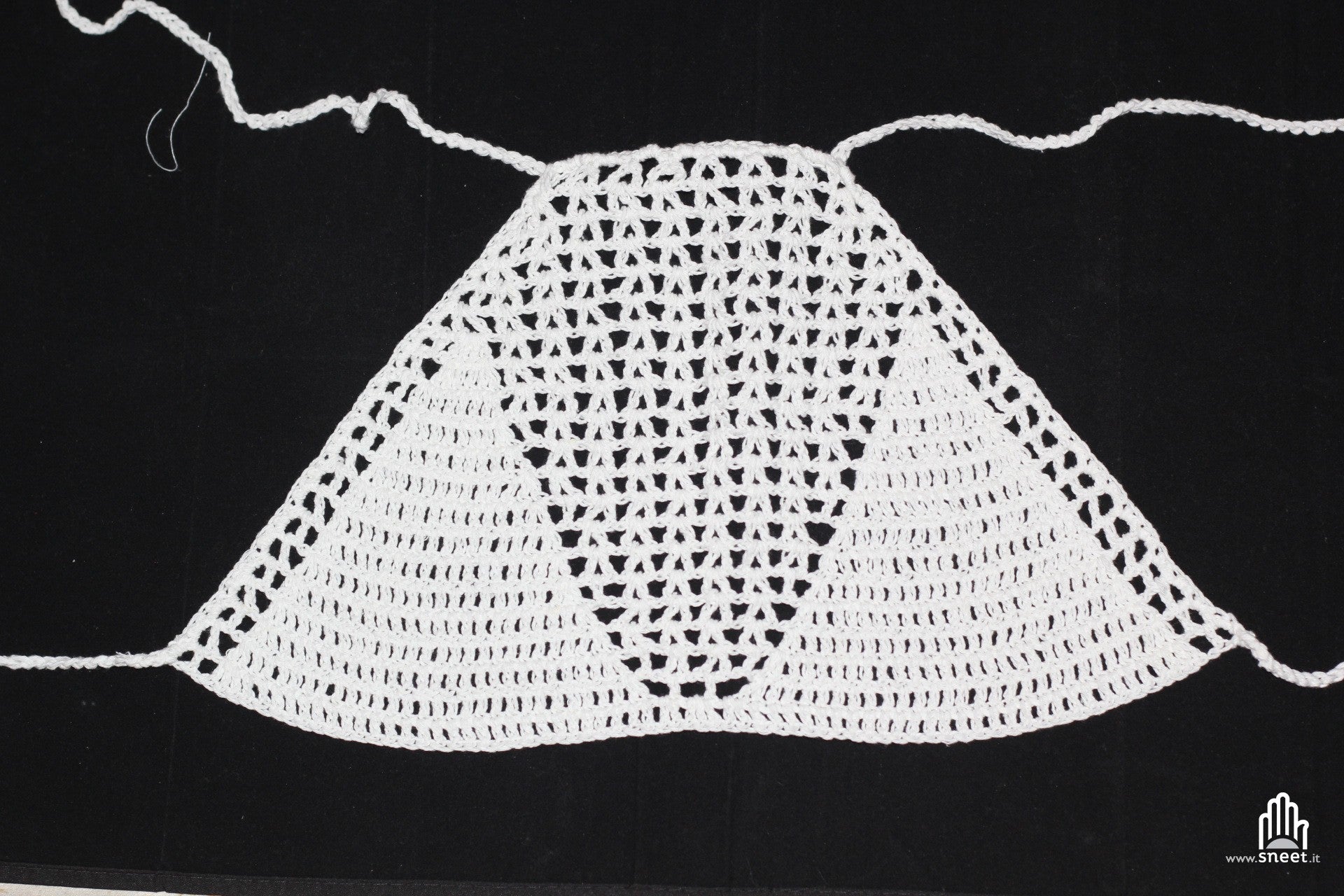 Fancy Uncinetto Crop Top