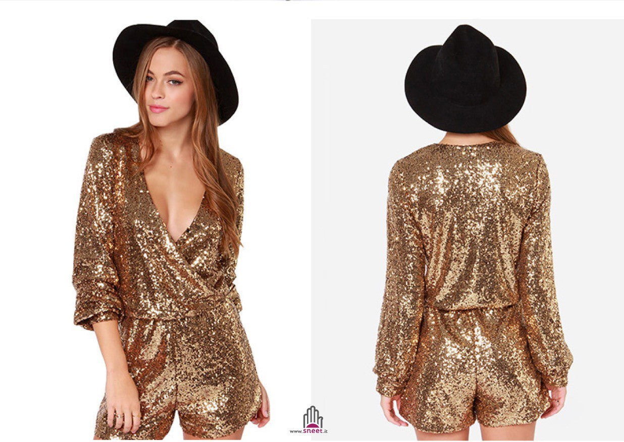 Melange sequin Tutina