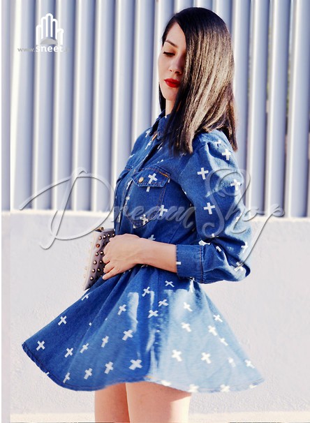 Denim Cross Dress