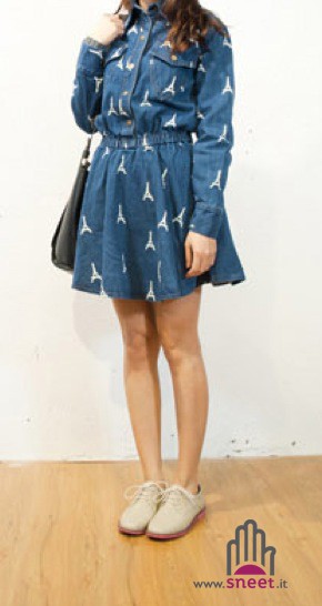 Denim Eiffel Dress