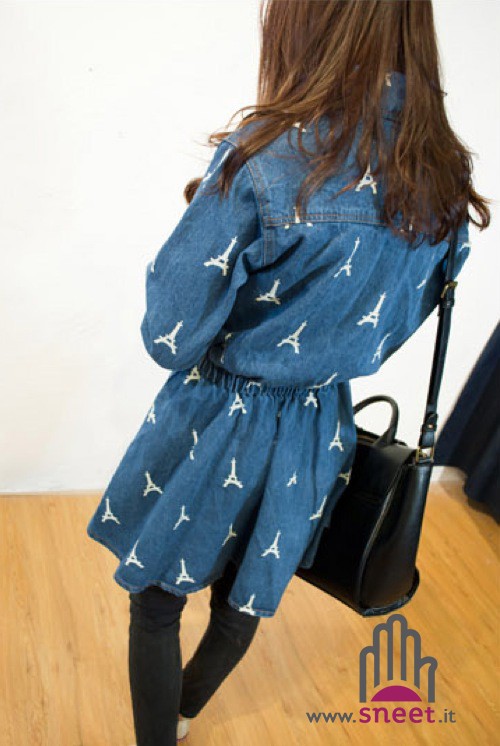 Denim Eiffel Dress