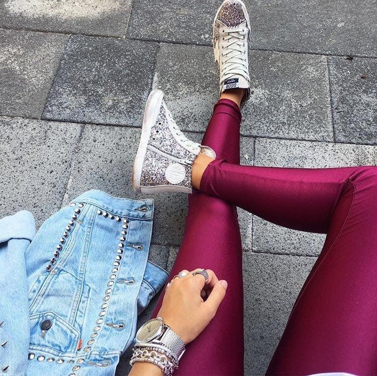 Leggings metallizzati Miami