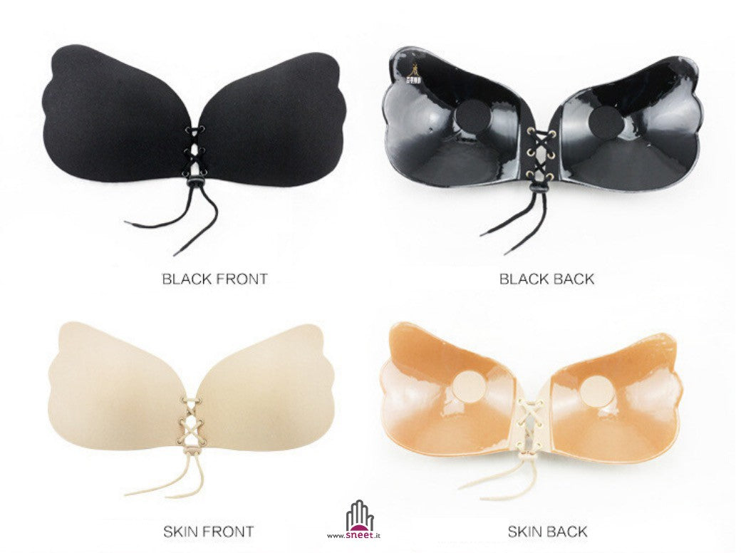 Reggiseno adesivo pushup invisible - Nero