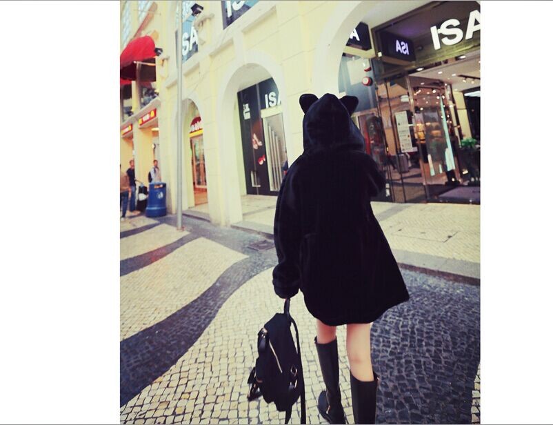 Pelliccia Sweet Bear Black