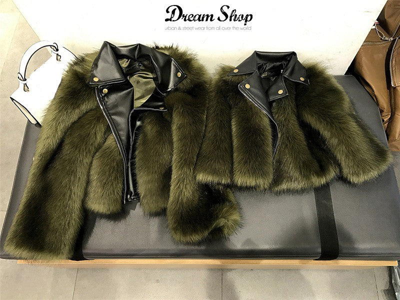 Mini Bomber ecopelliccia Kark bambina