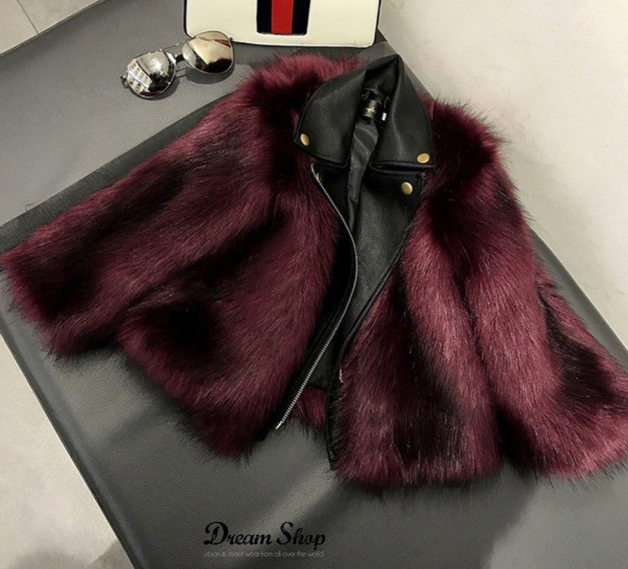 Mini Bomber ecopelliccia Kark bambina