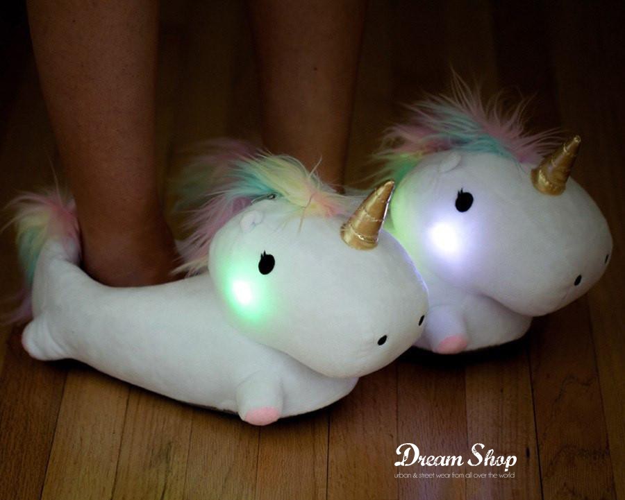 Ciabatte Unicorn Louise luminose