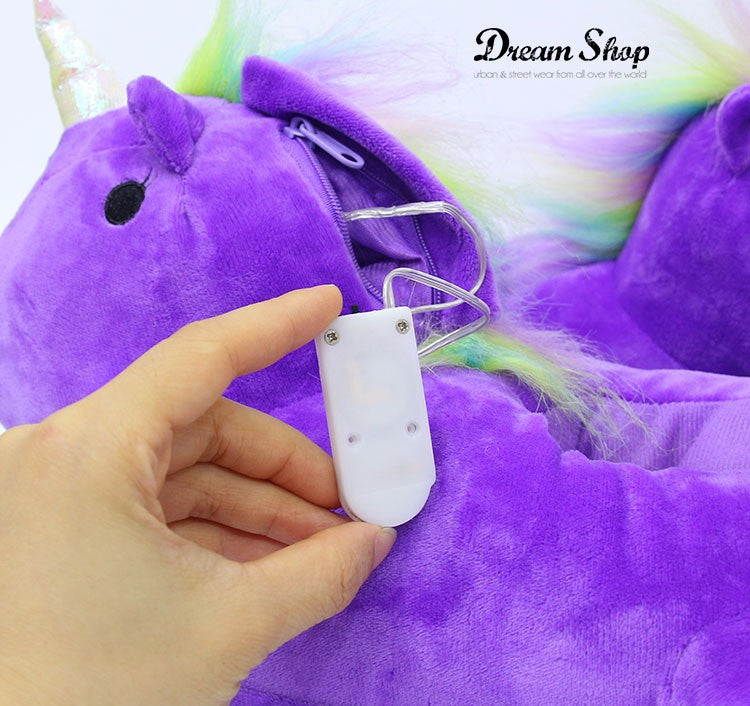 Ciabatte Unicorn Louise luminose