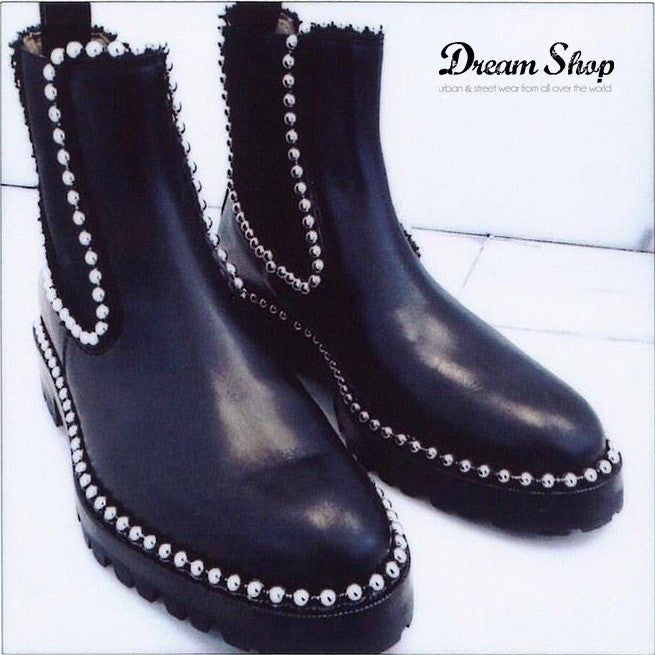 Scarponcini dot studs