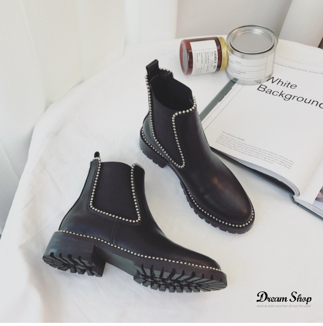 Scarponcini dot studs