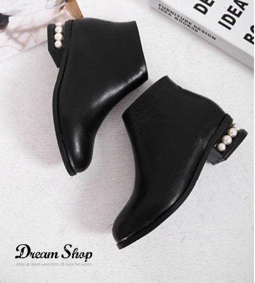 Scarponcini pearl heel