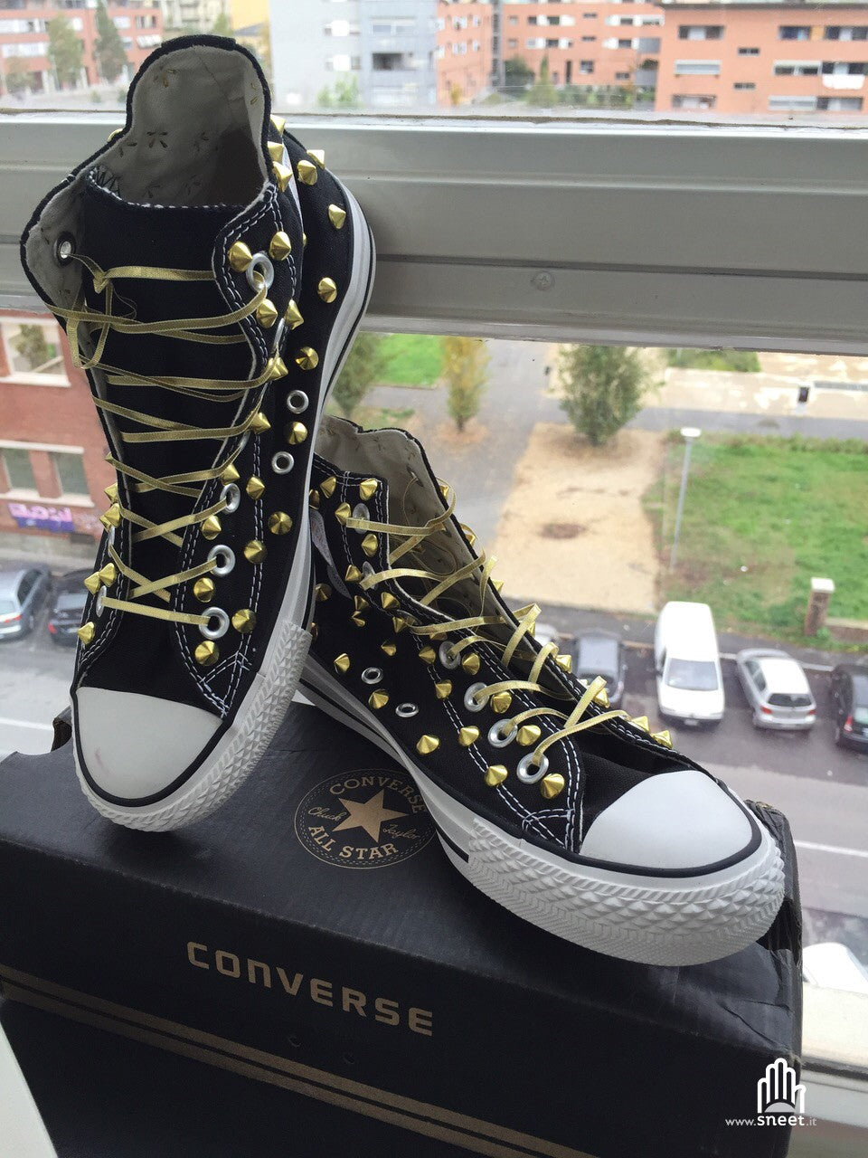 Converse All Star personalizzate - Modello Borchie 27