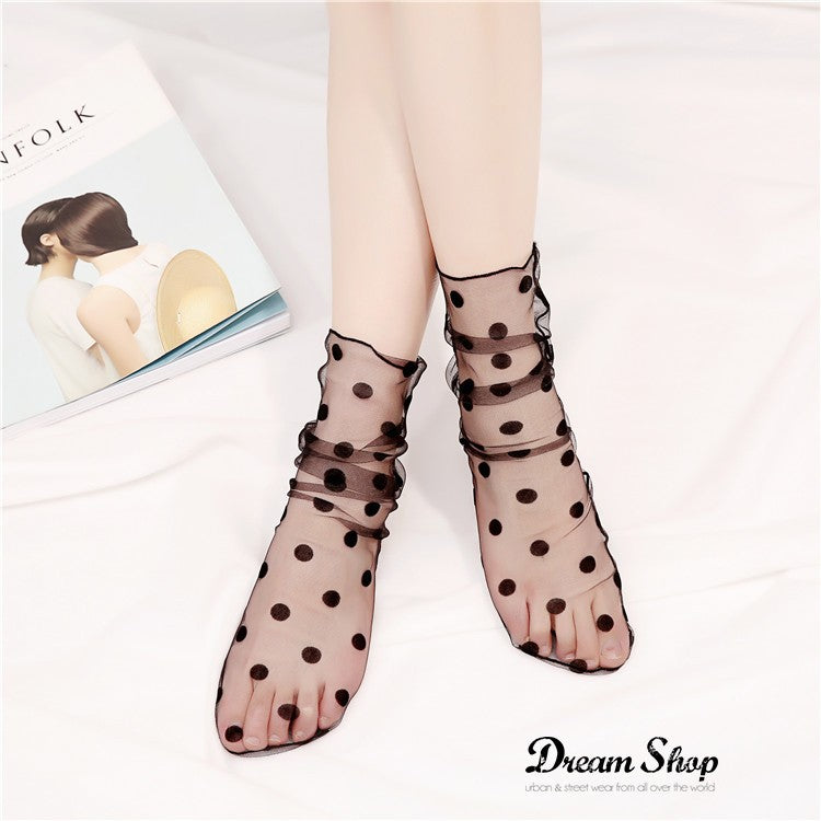 Calzini trasparenti con disegni