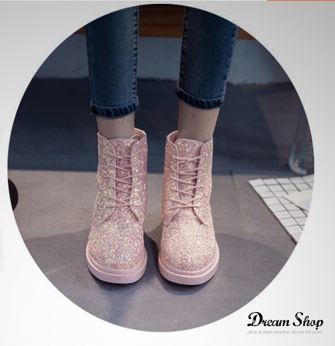 Scarponcino glitter Vadis