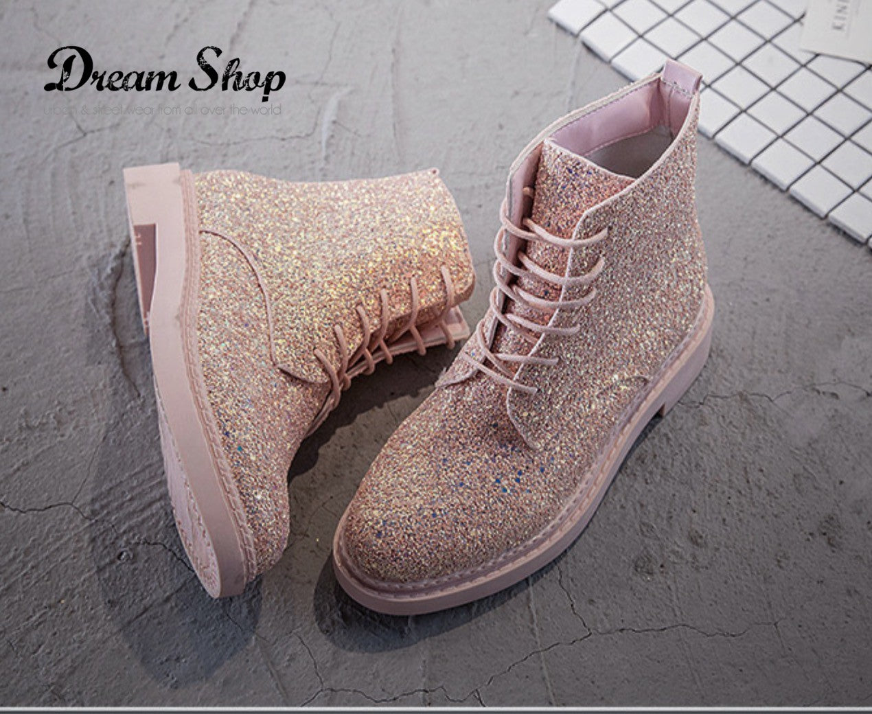 Scarponcino glitter Vadis