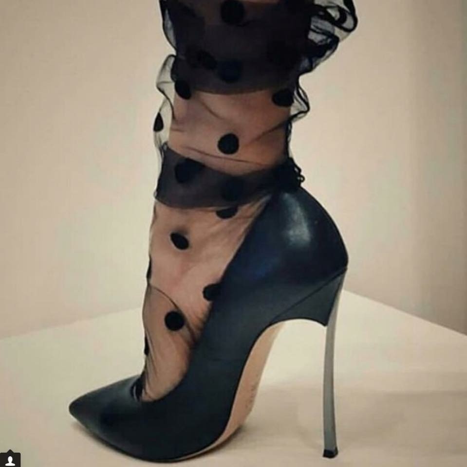 Calzini trasparenti con disegni