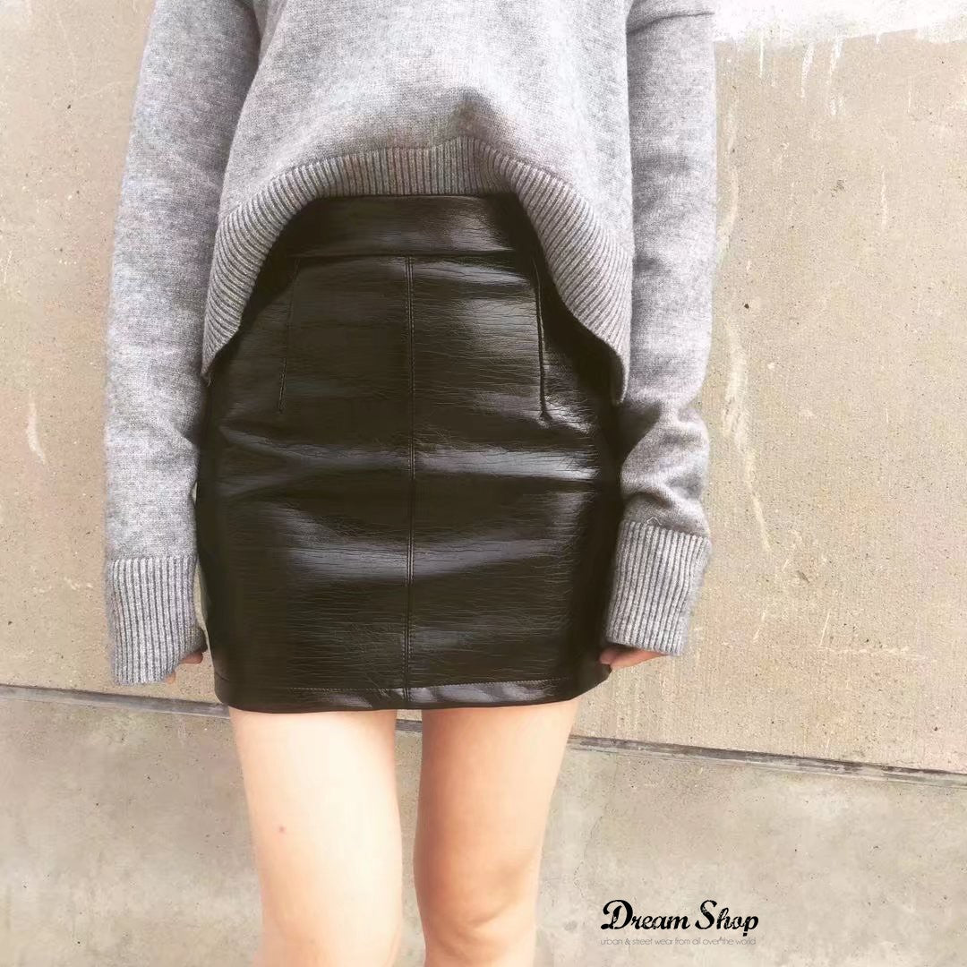 Minigonna ecopelle Giangki