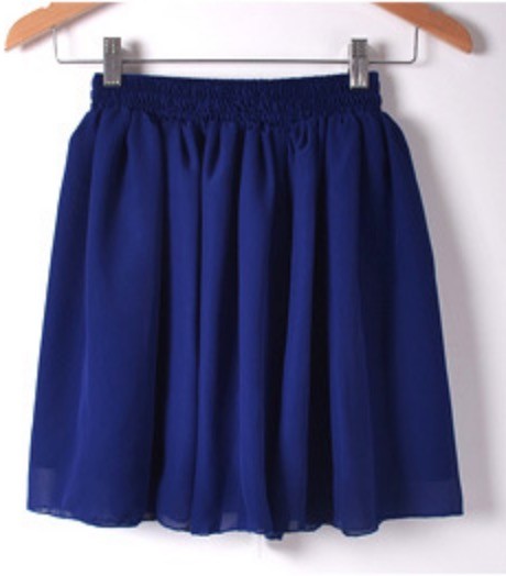 Gonna in chiffon Wanilla