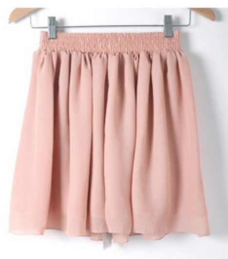 Gonna in chiffon Wanilla