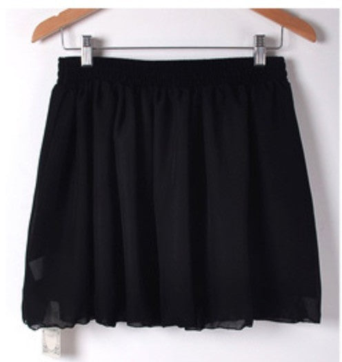 Gonna in chiffon Wanilla