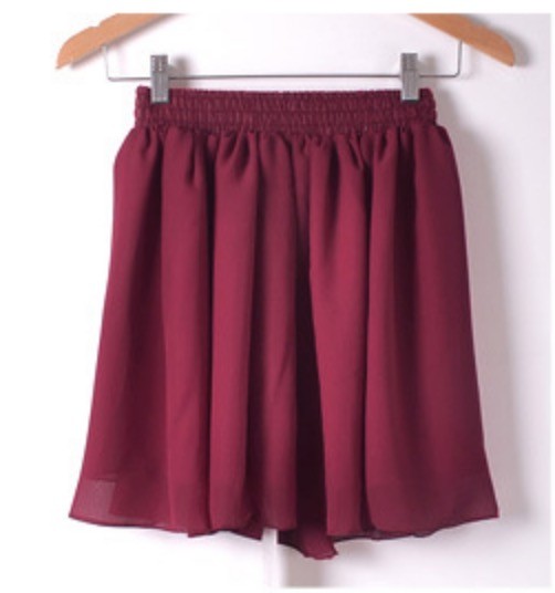 Gonna in chiffon Wanilla