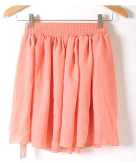 Gonna in chiffon Wanilla