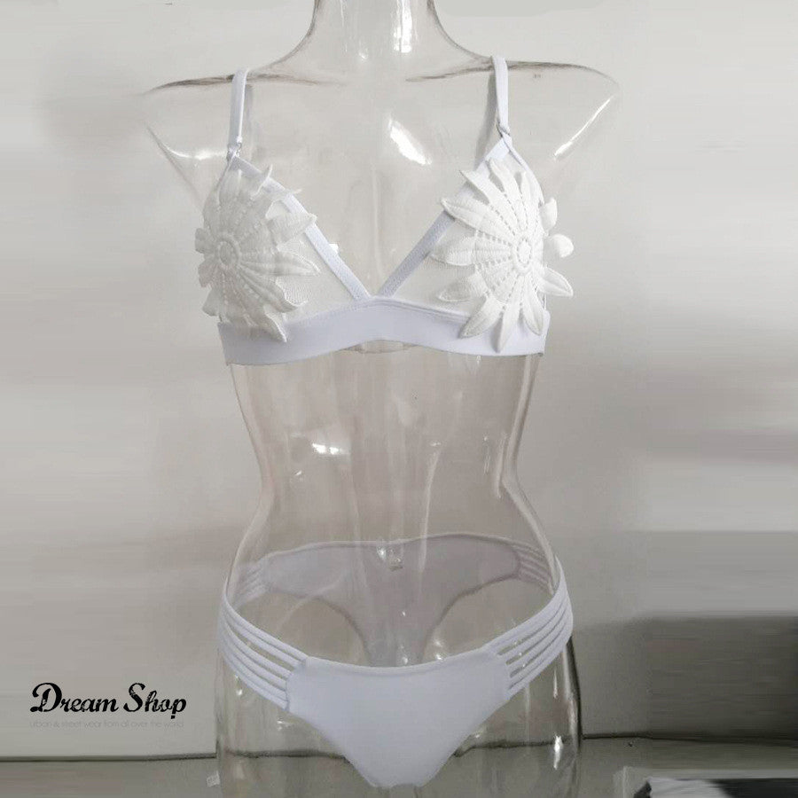 Bikini white margherita