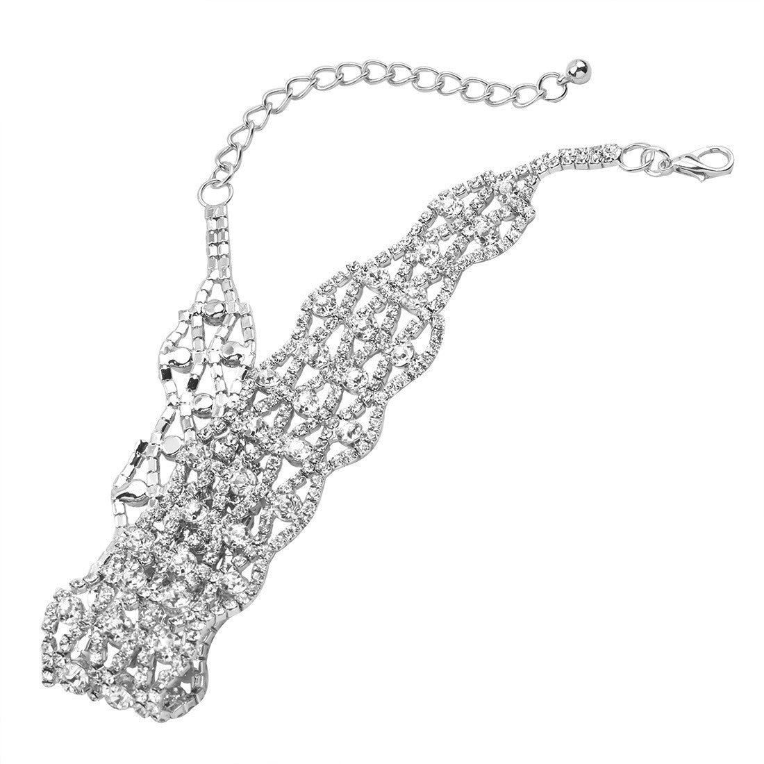 Collier strass Megaly