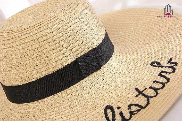 Maxi cappello spiaggia Do Not Disturb