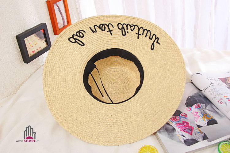 Maxi cappello spiaggia Do Not Disturb
