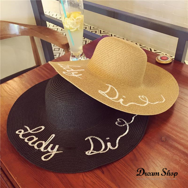 Maxi cappello spiaggia Lady Di