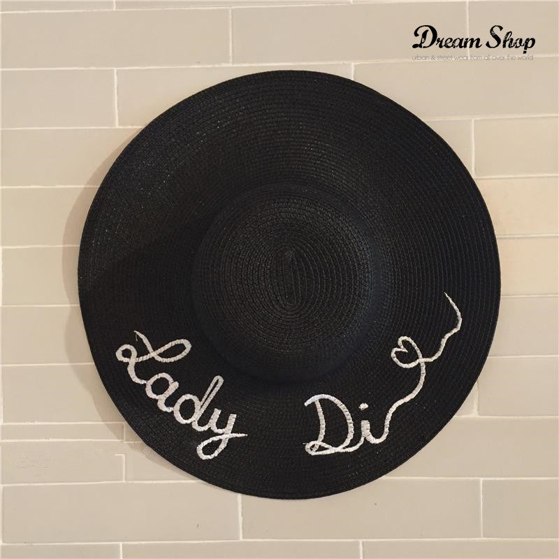 Maxi cappello spiaggia Lady Di