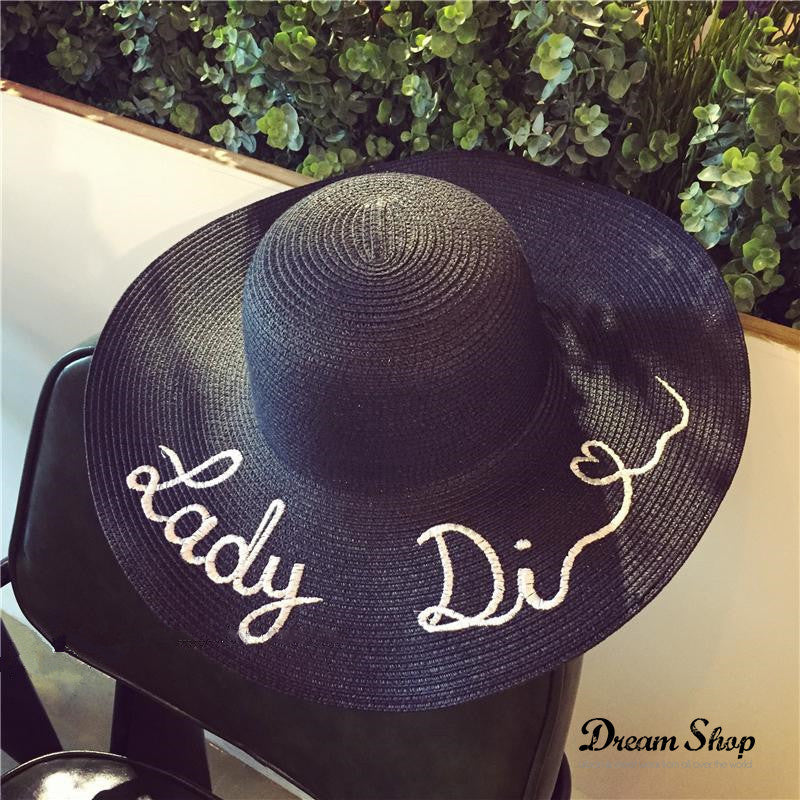 Maxi cappello spiaggia Lady Di