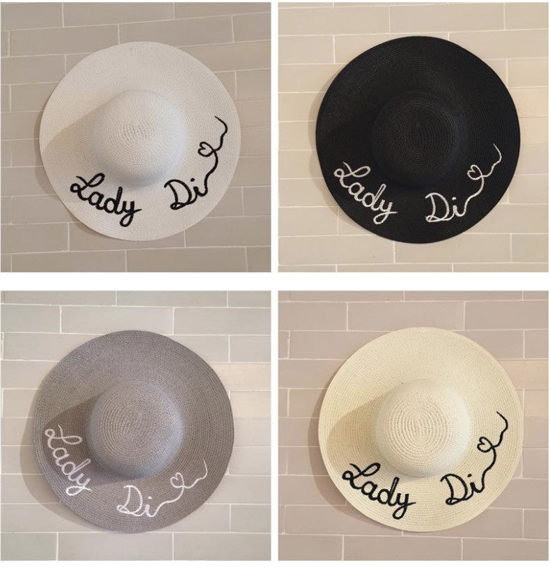 Maxi cappello spiaggia Lady Di
