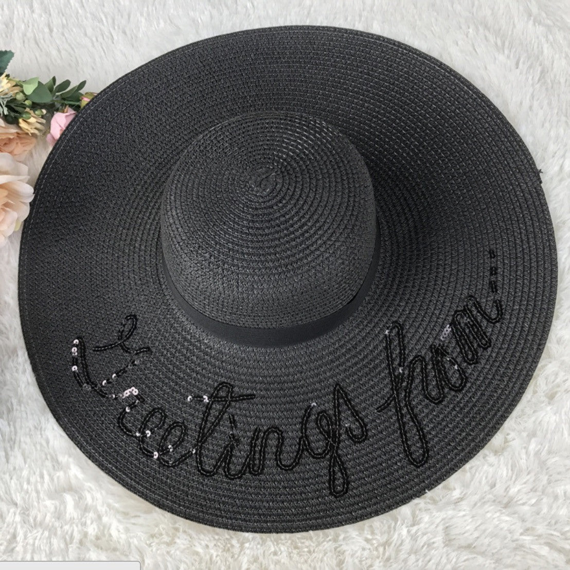 Maxi cappello spiaggia Greetings from...
