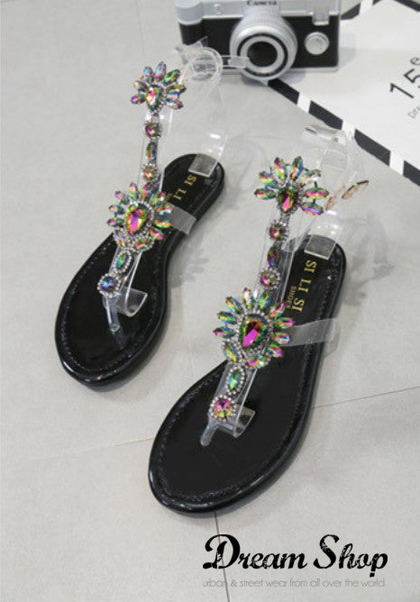 Sandalo gioiello trasparent Mistrass