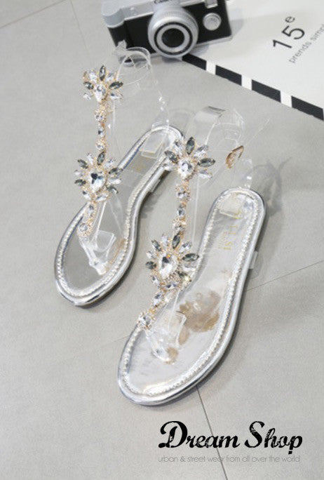 Sandalo gioiello trasparent Mistrass