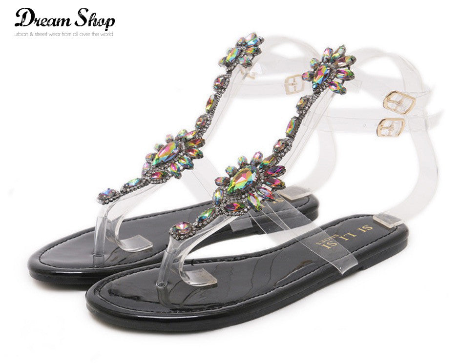 Sandalo gioiello trasparent Mistrass