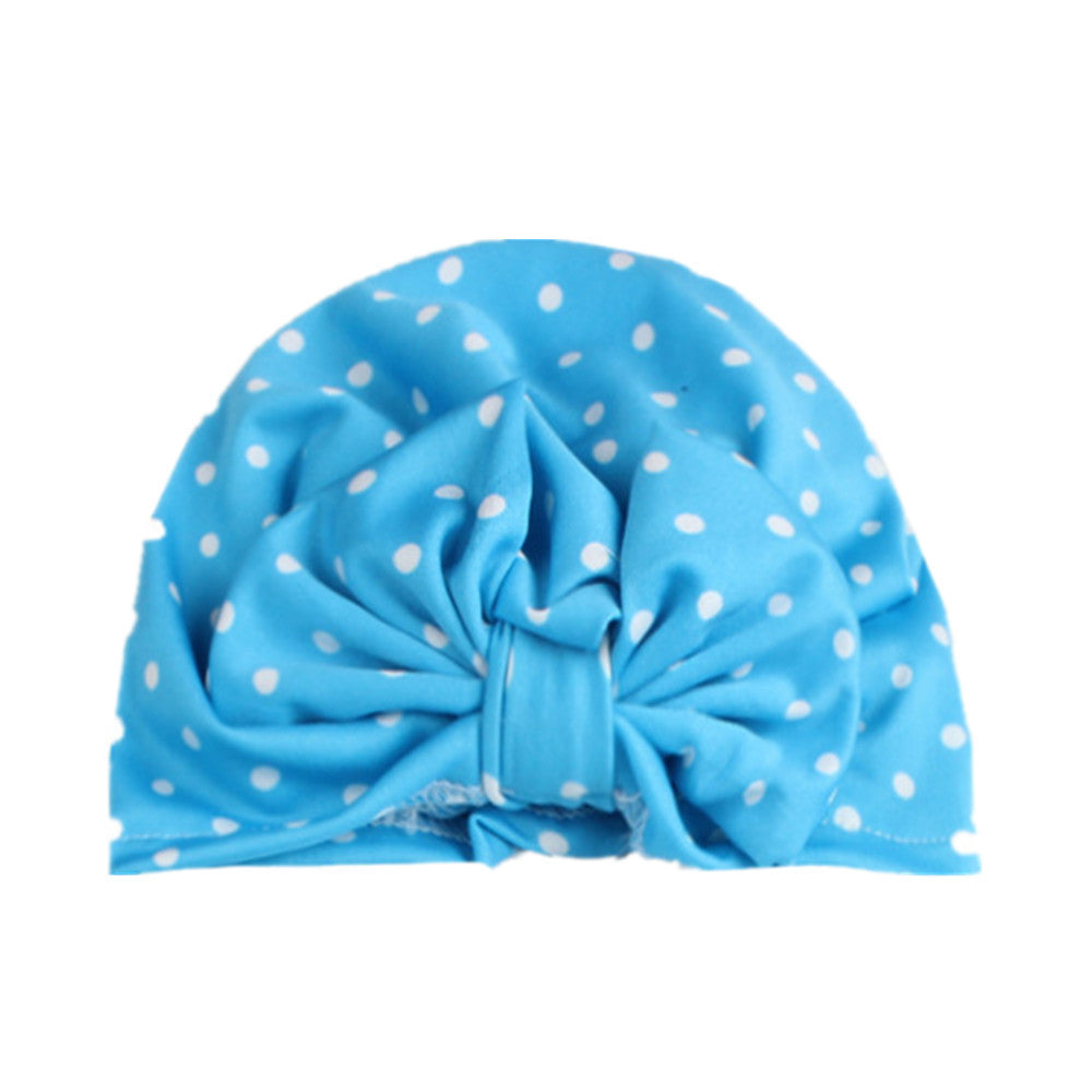 Turbante baby pois bow
