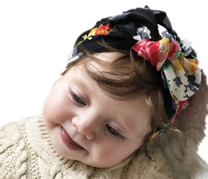 Turbante baby flower