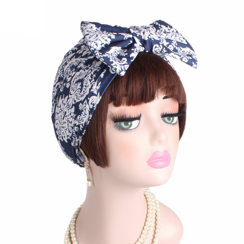 Turbante donna fiocco