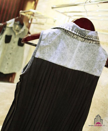 Smanicato in jeans Serena