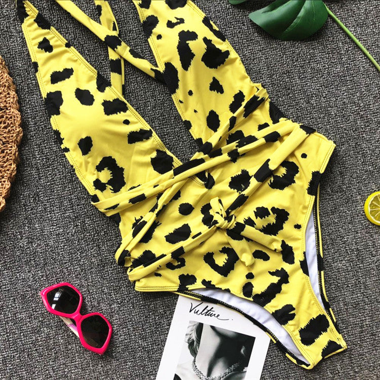 Monokini leopard ghil