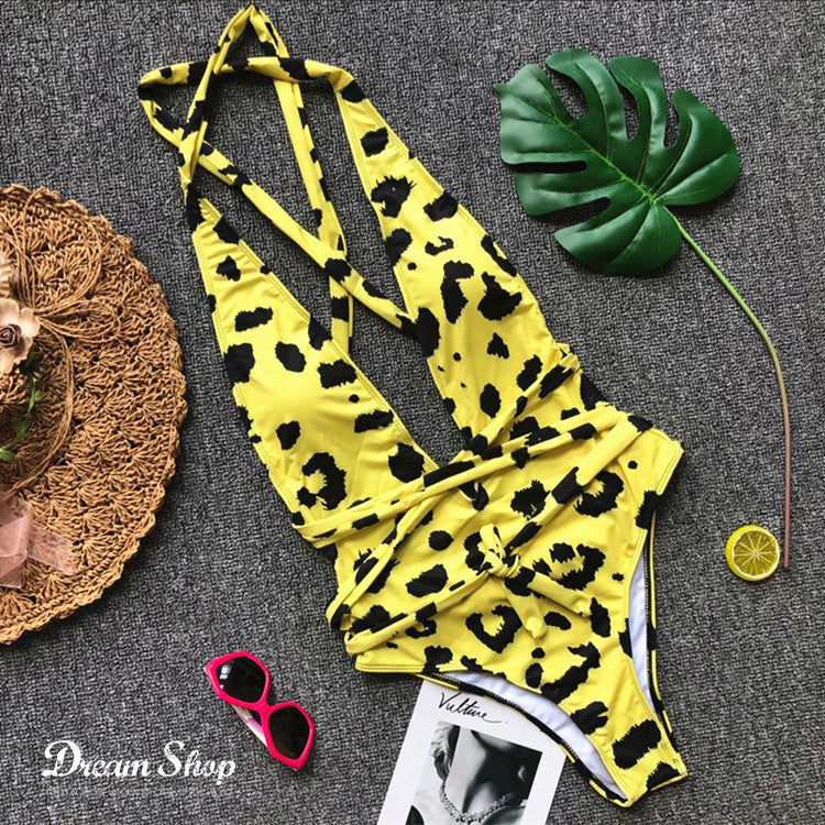Monokini leopard ghil
