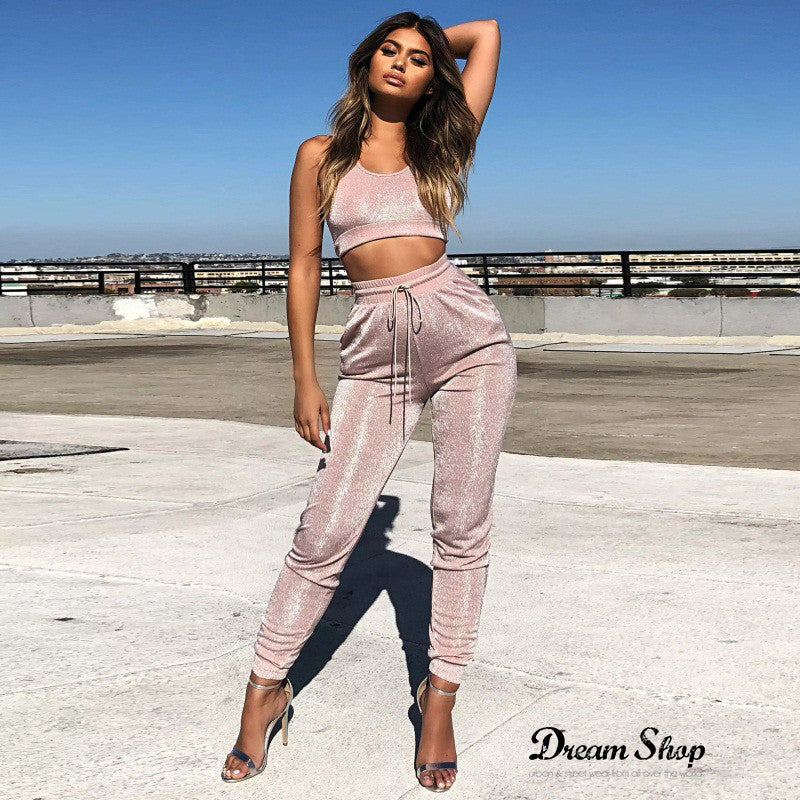 Completo sporty lurex