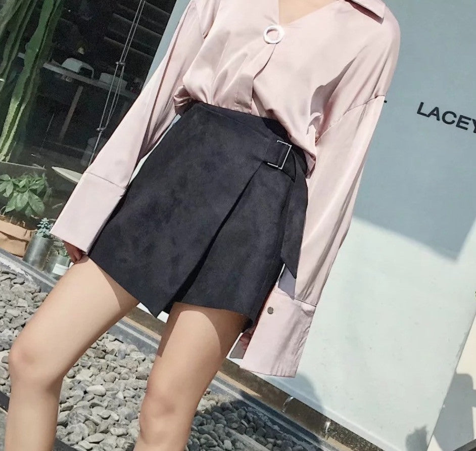 Panta-gonna scamosciata Kalia