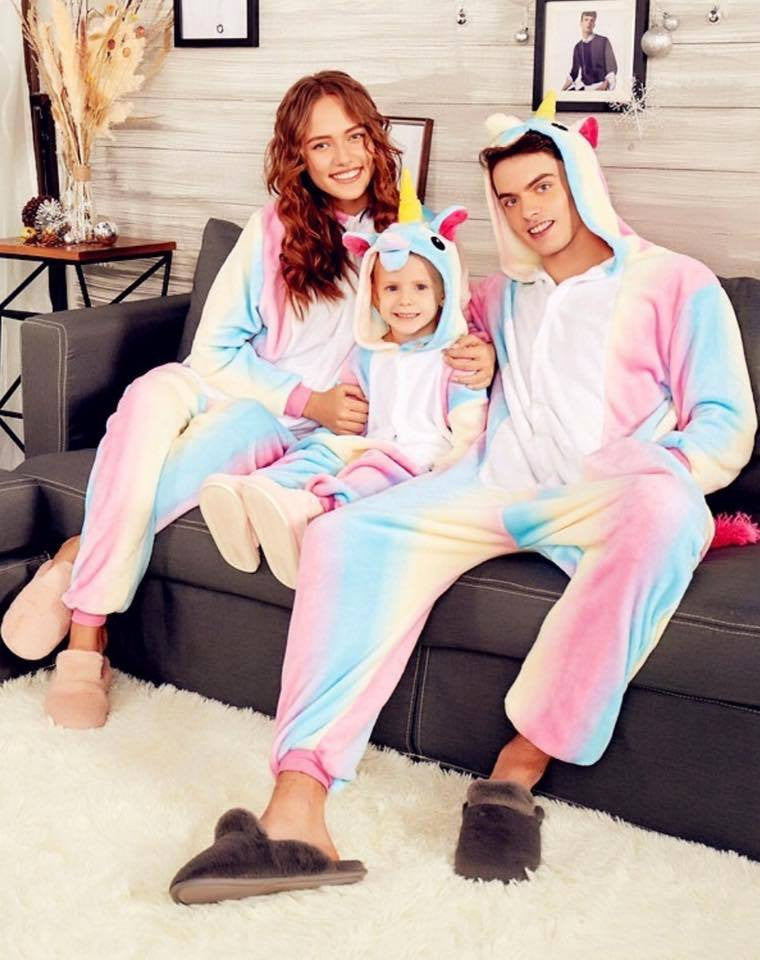 Pigiamino unicorn rainbow