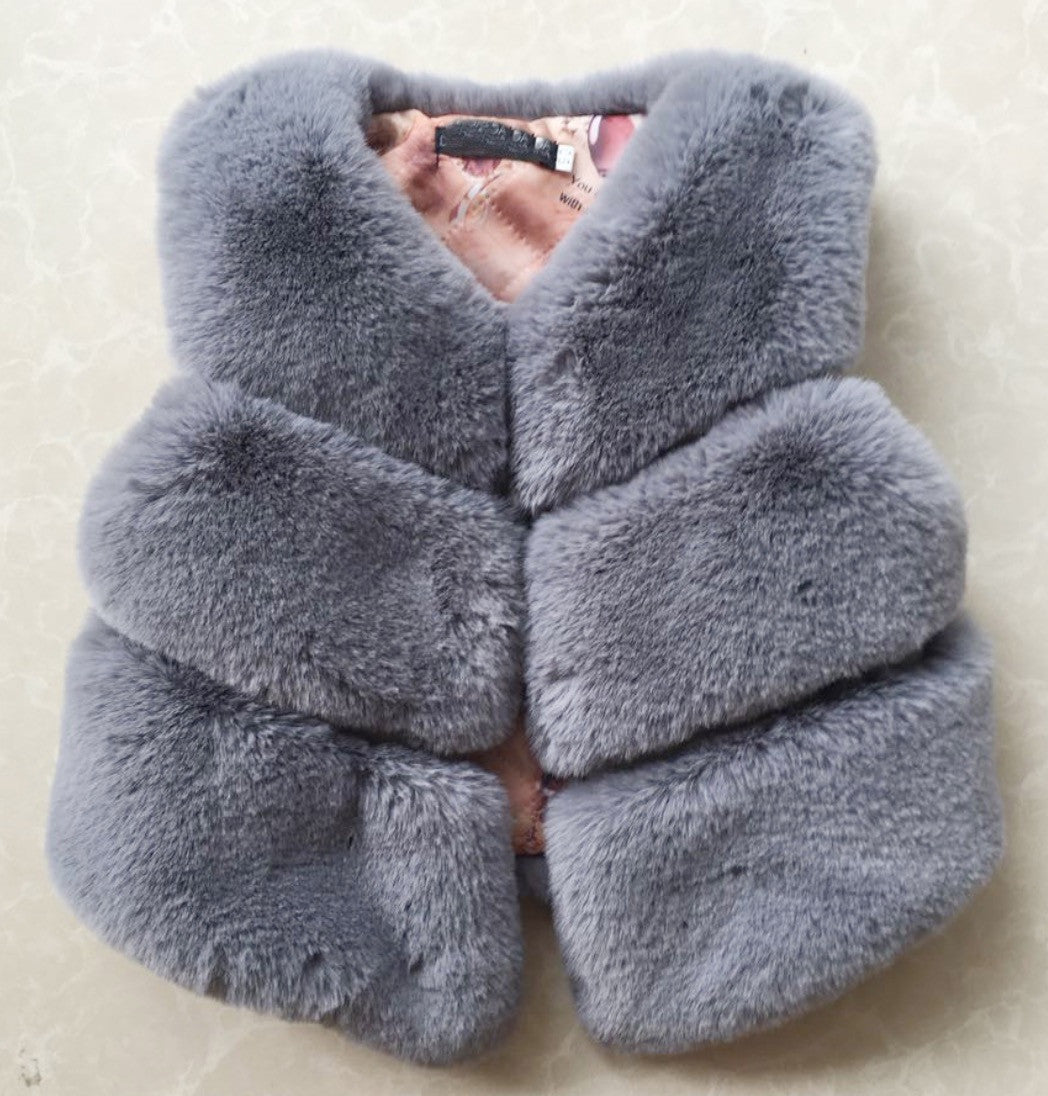 Smanicato bimba ecopelliccia Trejolie