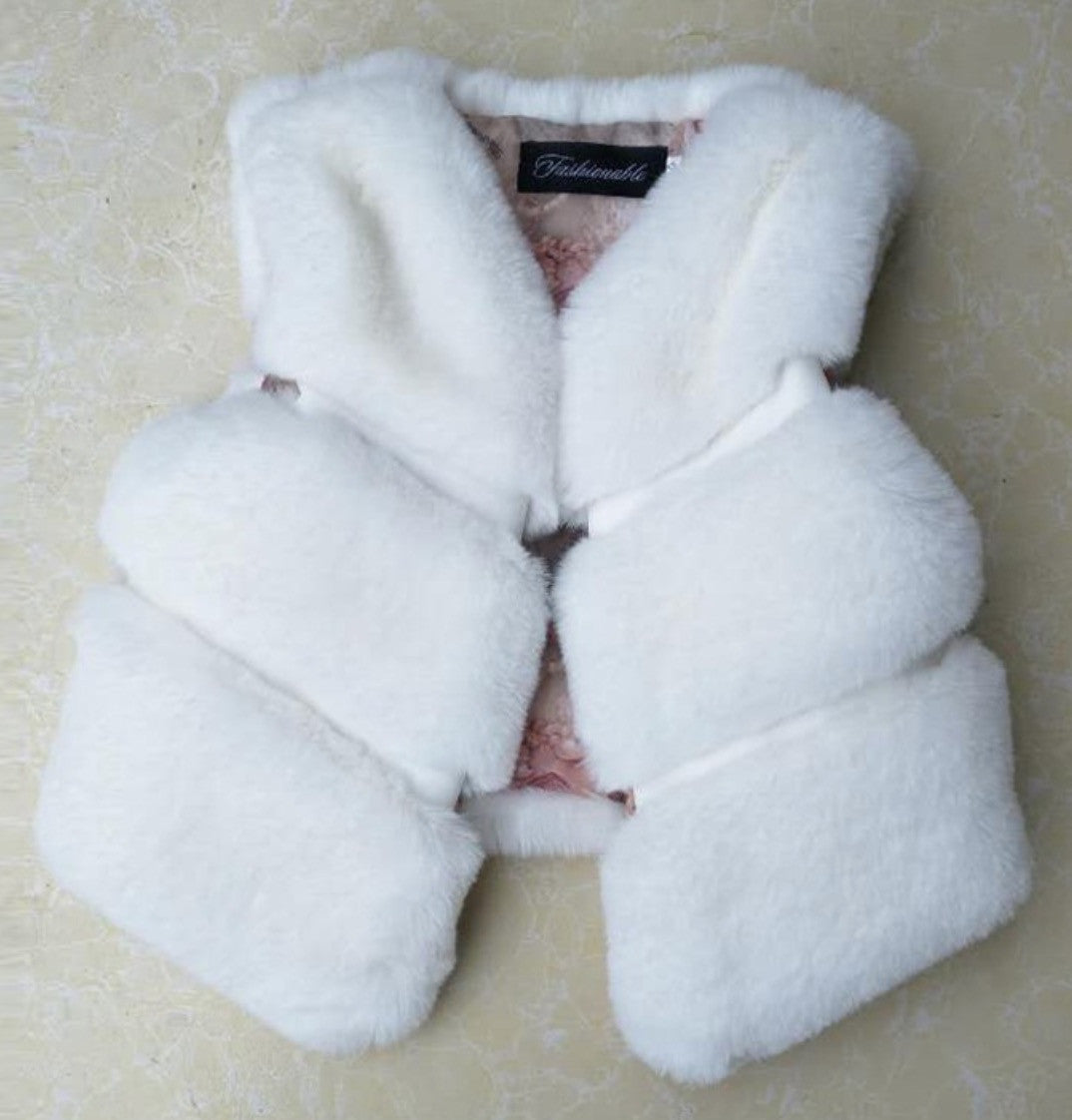 Smanicato bimba ecopelliccia Trejolie